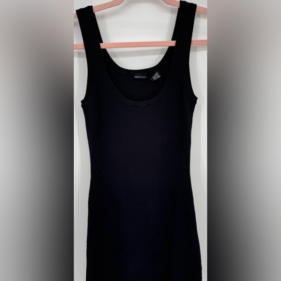 Moda International Navy Blue Ribbed Knit Tank Dress - Picture 2 of 12